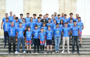 🔵🔴 UC Gradignan : remise des maillots et nouvelle tenue pour la saison